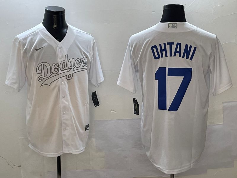 Men Los Angeles Dodgers 17 Ohtani White Fashion Edition Game 2025 Nike MLB Jersey style 8